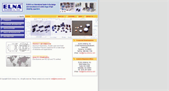 Desktop Screenshot of elna-america.com