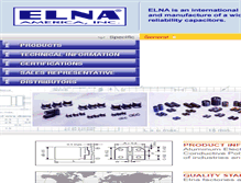 Tablet Screenshot of elna-america.com